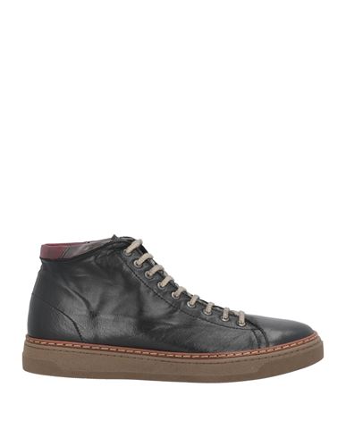 Exton Man Sneakers Black Size 12 Leather In Black