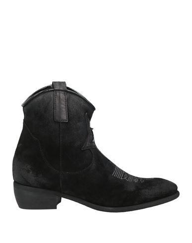 Zoe Woman Ankle Boots Black Size 8 Leather In Black