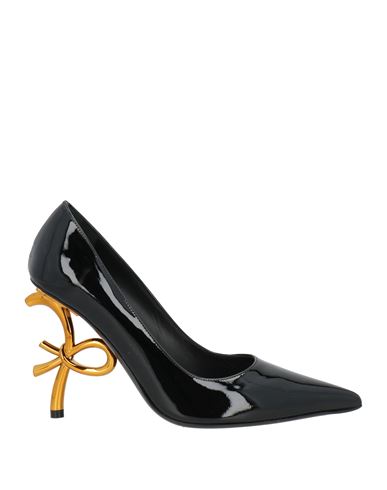 Roberto Festa Woman Pumps Black Size 6 Leather In Black