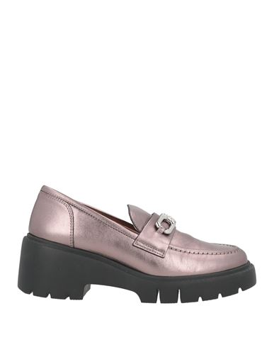 Unisa Woman Loafers Rose Gold Size 8 Calfskin