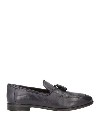 Jp/david Man Loafers Midnight Blue Size 9 Leather In Blue