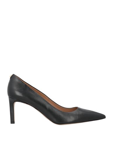 Hugo Boss Boss Woman Pumps Black Size 11 Leather In Black