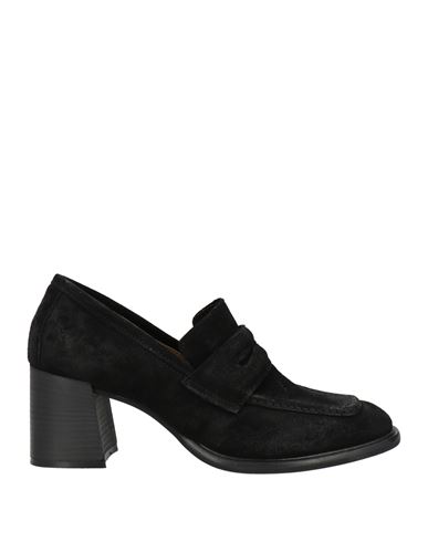 Zoe Woman Loafers Black Size 10 Leather In Black