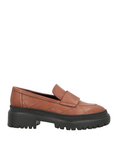 Agl Attilio Giusti Leombruni Agl Woman Loafers Brown Size 7 Leather In Brown
