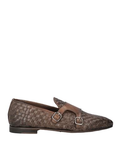 Pawelk's Man Loafers Dark Brown Size 8 Leather In Brown