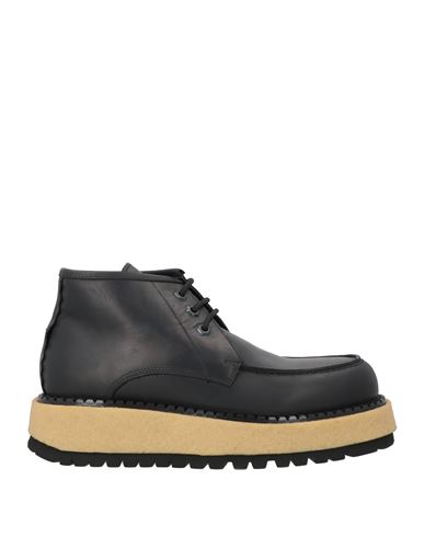 The Antipode Man Ankle Boots Black Size 8 Leather In Black