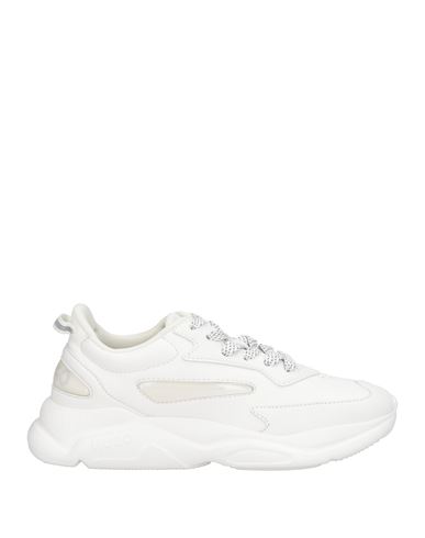 Hugo Boss Hugo Woman Sneakers White Size 10 Textile Fibers