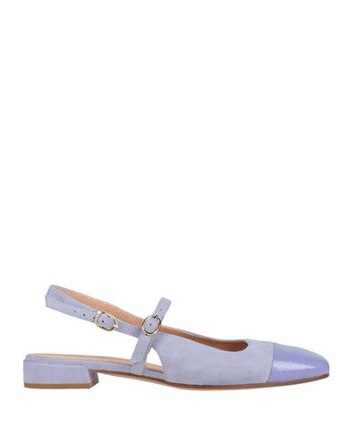 Jubile ' Woman Ballet Flats Lilac Size 7 Leather In Purple