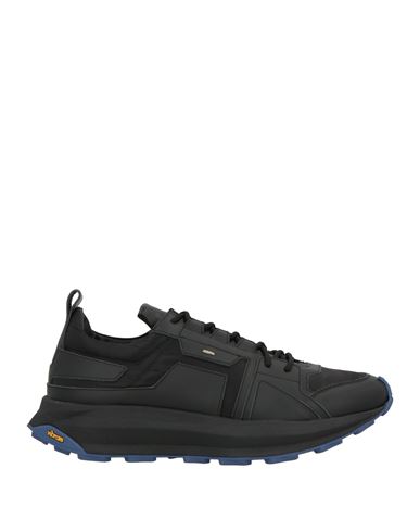 The Antipode Man Sneakers Black Size 8 Leather, Textile Fibers In Black