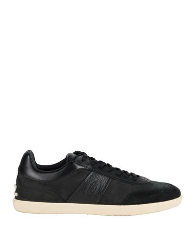 Tod's Man Sneakers Black Size 9 Leather In Black