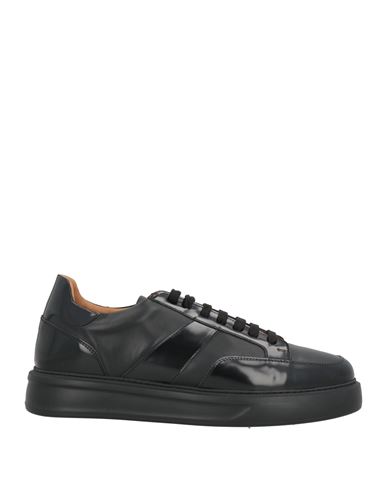 Rogal's Man Sneakers Black Size 7 Calfskin In Black