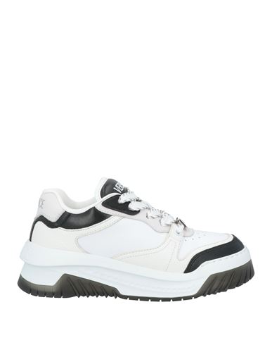 Versace Woman Sneakers White Size 7 Leather In White