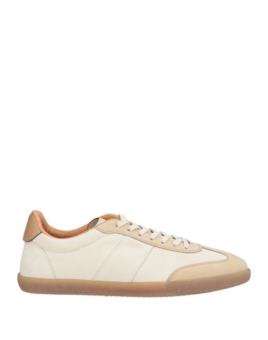 Tod's Man Sneakers Beige Size 12 Leather In Neutral