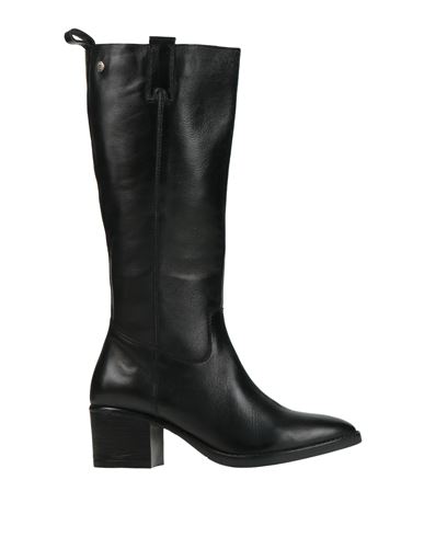 Top3 Shoes Woman Boot Black Size 8 Leather In Black