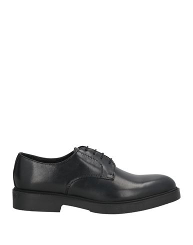 Calpierre Man Lace-up Shoes Black Size 9 Calfskin