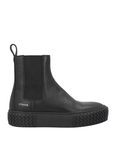 Copenhagen Studios Woman Ankle Boots Black Size 6 Leather In Black