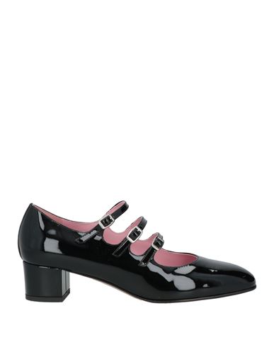 Carel Paris Woman Pumps Black Size 8 Leather In Black