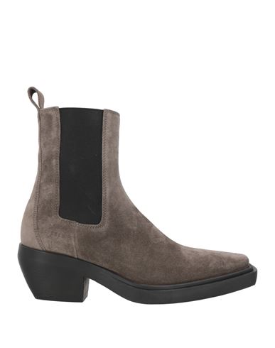 Copenhagen Studios Woman Ankle Boots Charcoal Size 8 Leather In Gray
