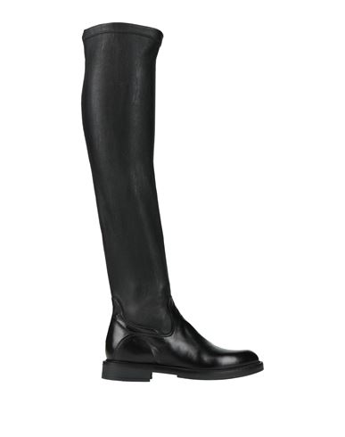Mjus Woman Boot Black Size 8 Textile Fibers In Black
