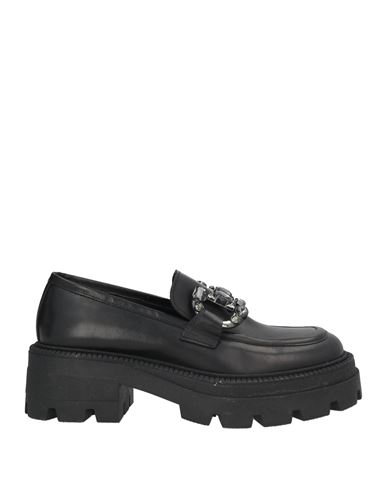 Ovyè Ovyé Woman Loafers Black Size 7 Calfskin In Black