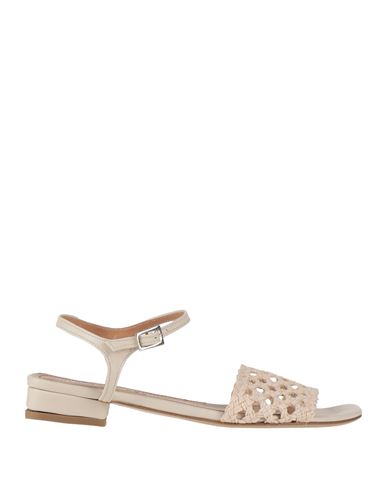 Victoria Petra Woman Sandals Cream Size 8 Textile Fibers In White