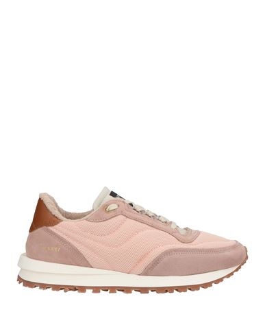 Hidnander Woman Sneakers Pink Size 6 Textile Fibers, Leather