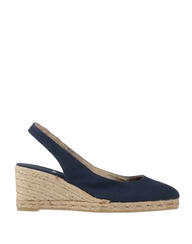 Castaã±er Castañer Woman Espadrilles Navy Size 7.5 Textile Fibers In Navy