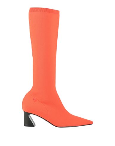 Patrizia Pepe Woman Boot Coral Size 8 Textile Fibers In Red