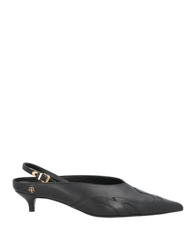 Anine Bing Woman Pumps Black Size 8 Leather