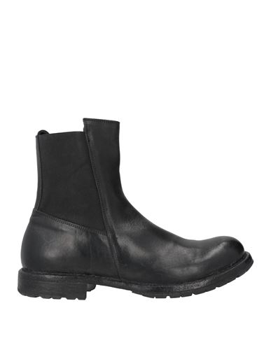 Moma Ideal Block Man Ankle Boots Black Size 9 Leather In Black