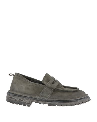 Moma Man Loafers Grey Size 9 Leather In Gray