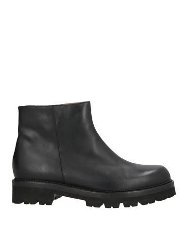 O'dan Li Woman Ankle Boots Black Size 10 Calfskin