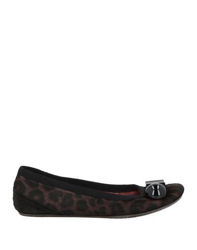 Dove Nuotano Gli Squali Woman Ballet Flats Dark Brown Size 7.5 Leather