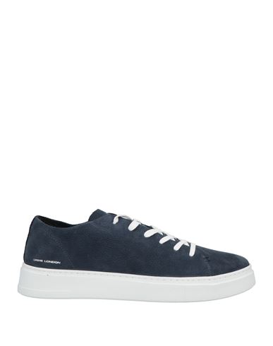 Crime London Man Sneakers Navy Size 9 Leather In Blue
