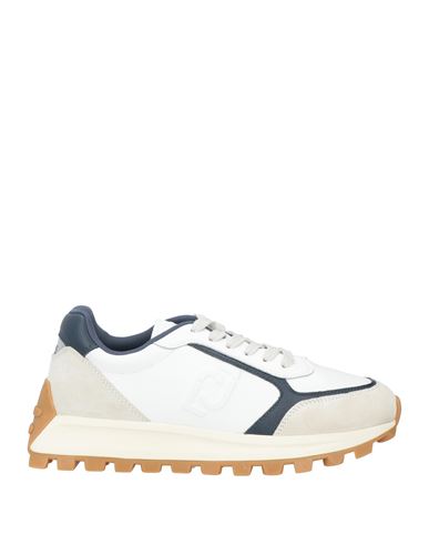 Liu •jo Man Man Sneakers White Size 7 Leather, Synthetisches Material