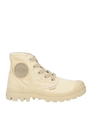 Palladium Woman Ankle Boots Sand Size 5.5 Textile Fibers In Sand
