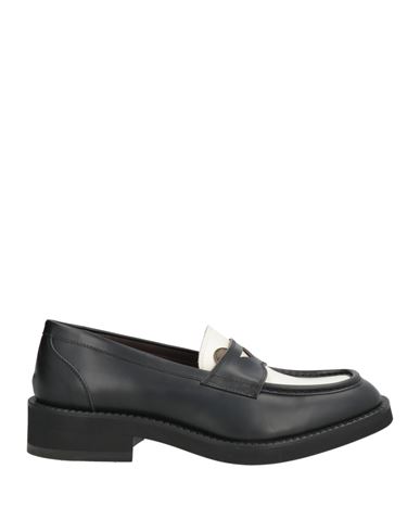 Seboy's Woman Loafers Black Size 7 Leather