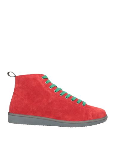 Pànchic Panchic Man Sneakers Tomato Red Size 10 Leather In Red