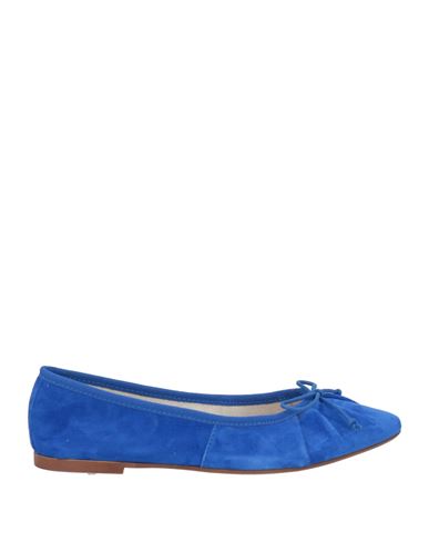Ovyè Ovyé Woman Ballet Flats Bright Blue Size 8 Leather In Blue