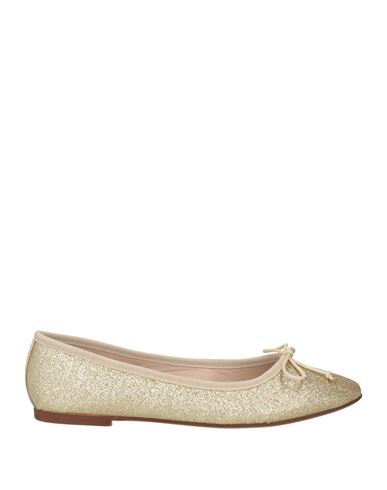 Ovyè Ovyé Woman Ballet Flats Gold Size 8 Synthetisches Material