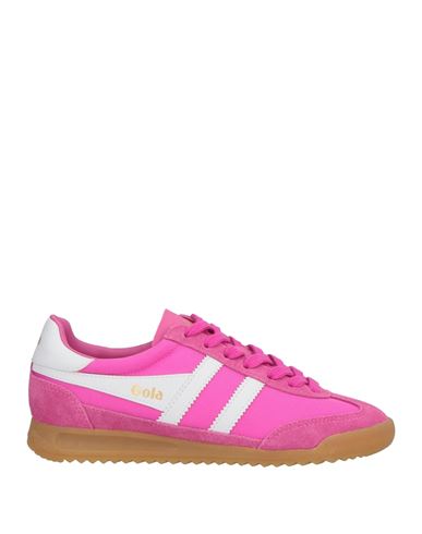 Gola Woman Sneakers Fuchsia Size 6 Textile Fibers, Leather