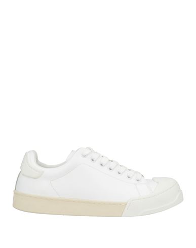 Marni Woman Sneakers White Size 6 Leather In White