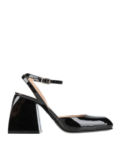 Nodaleto Woman Pumps Black Size 8 Leather In Black