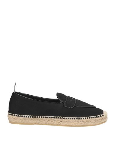 Thom Browne Man Espadrilles Black Size 9 Textile Fibers In Black