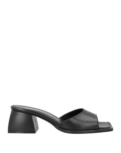 Nodaleto Woman Sandals Black Size 11 Leather In Multi