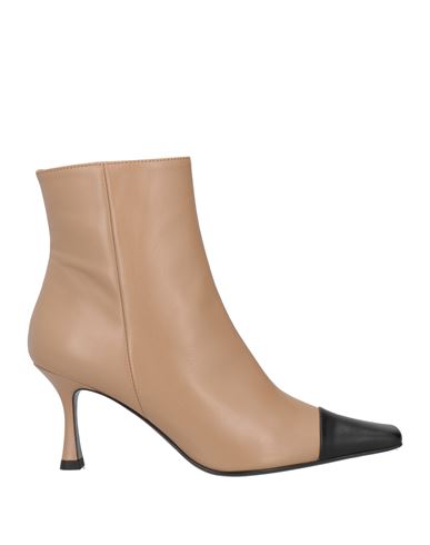 Roberto Festa Woman Ankle Boots Sand Size 8 Calfskin In Nude
