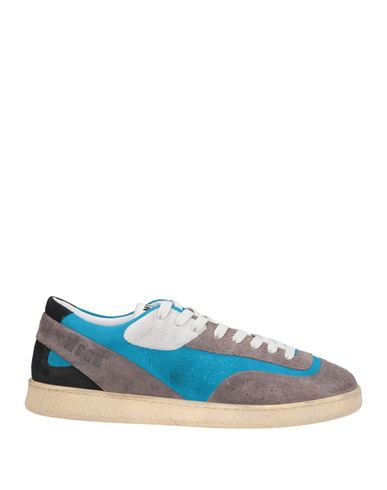 Msgm Acbc X  Fantastic Green Man Sneakers Turquoise Size 9 Leather In Blue