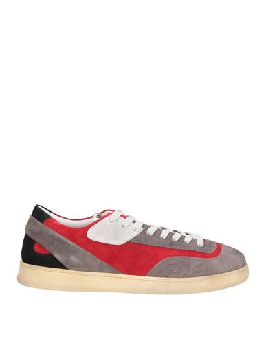 Msgm Acbc X  Fantastic Green Man Sneakers Grey Size 9 Leather In Gray