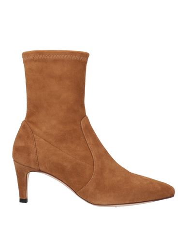 Vanessa Bruno Woman Ankle Boots Camel Size 6 Leather In Brown