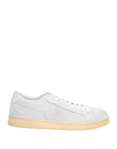 Msgm Acbc X  Fantastic Green Man Sneakers Light Grey Size 11 Leather In Blue